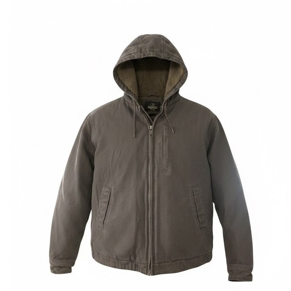 Y2K RedHead Thermolite Insulated Coat Jacket XL Brown Sherpa Workwear Chore